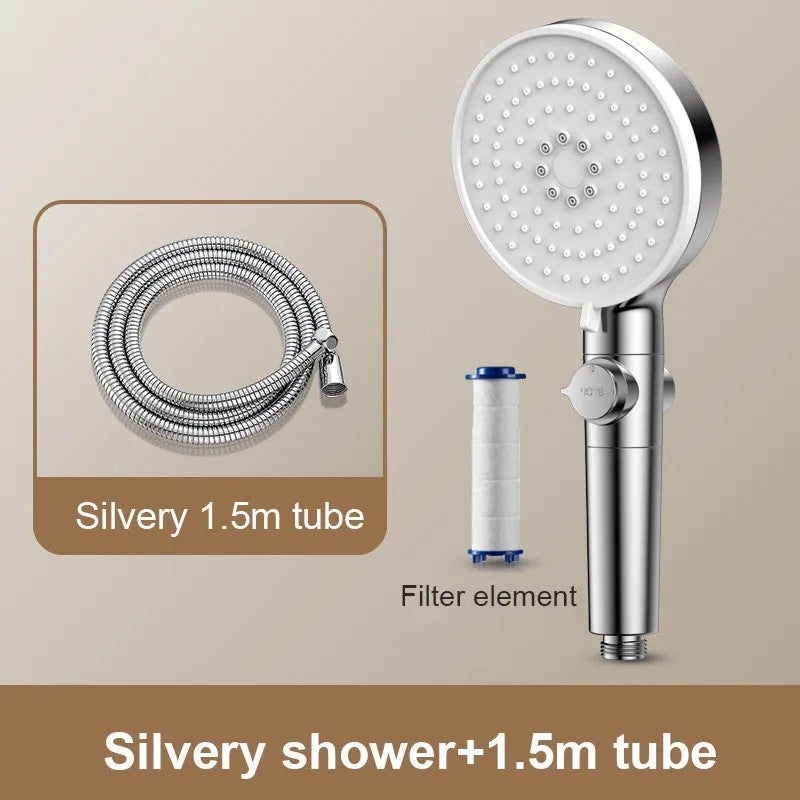 Bluejw Multifunctional Handheld Shower Head with Filters - High Pressure Shower Head Set for Improved Water Quality - Image 1